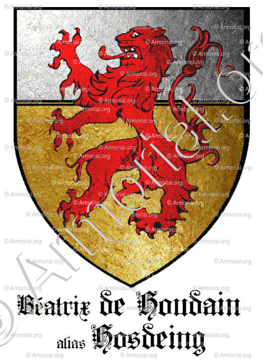 Béatrix de HOUDAIN (Hosdeing) 1170 - 1216._Belgique