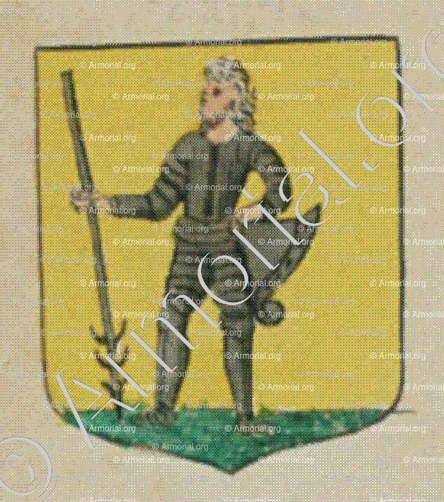 La Confrérie nommèe Zum Rissen de la ville de Colmar (Alsace)_Blason enregistré sous le règne de Louis XIV_France 