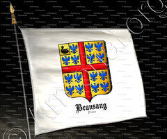 drapeau-BEAUSANG_Île-de-France_France ()