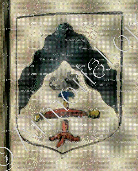 La Confrérie nommée Zum Wolleben de la ville de Colmar (Alsace)_Blason enregistré sous le règne de Louis XIV_France 