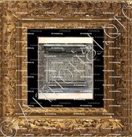 cadre-ancien-or-JEAN ANTOINE de LOCATEL; Château de Manuel de Locatel. 1579 Inscription. Conflans (Savoie).; France (i)