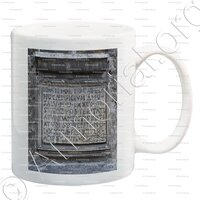 mug-JEAN ANTOINE de LOCATEL; Château de Manuel de Locatel. 1579 Inscription. Conflans (Savoie).; France (i)