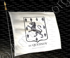 drapeau-Du QUESNOY_Marquis du Quesnoy. Roumois, Basse Normandie._France (3)