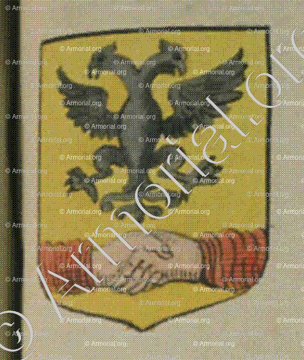 La Confrérie nommée Zurtrew de la ville de Colmar (Alsace)_Blason enregistré sous le règne de Louis XIV_France 