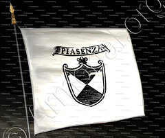 drapeau-PIASENZA o PIACENZA_Padova_Italia