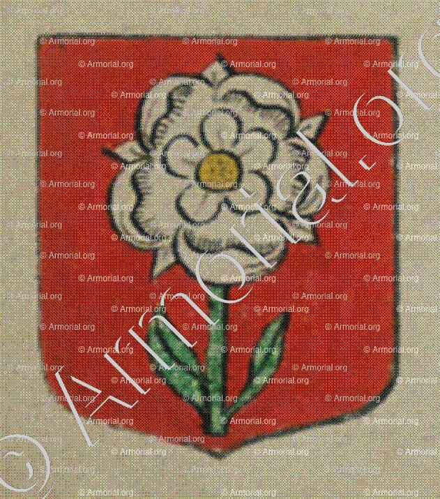 CARLIER_Blason enregistré sous le règne de Louis XIV_France