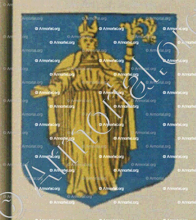 La Cure de Bazendorff (Batzendorf) (Alsace)_Blason enregistré sous le règne de Louis XIV_France 