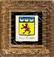 cadre-ancien-or-MAJANCE de CAMIRAN (Vtes)_Agénais_France