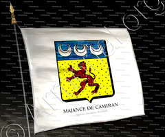 drapeau-MAJANCE de CAMIRAN (Vtes)_Agénais_France