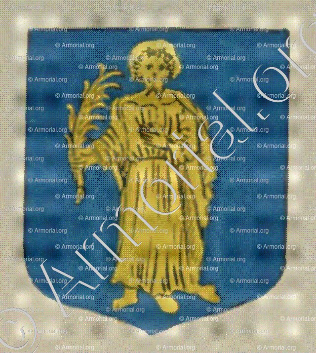 La Cure de Bernheim (Alsace)_Blason enregistré sous le règne de Louis XIV_France 