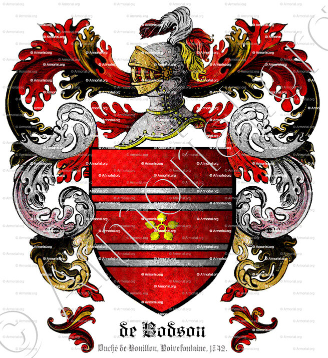 de BODSON_Duché de Bouillon, Noirefontaine, 1742._Principauté de Liège. Luxembourg..