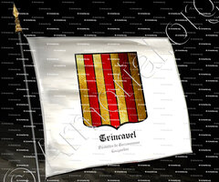 drapeau-TRINCAVEL_Vicomtes de Carcassonne, XIIIe s._Languedoc._France