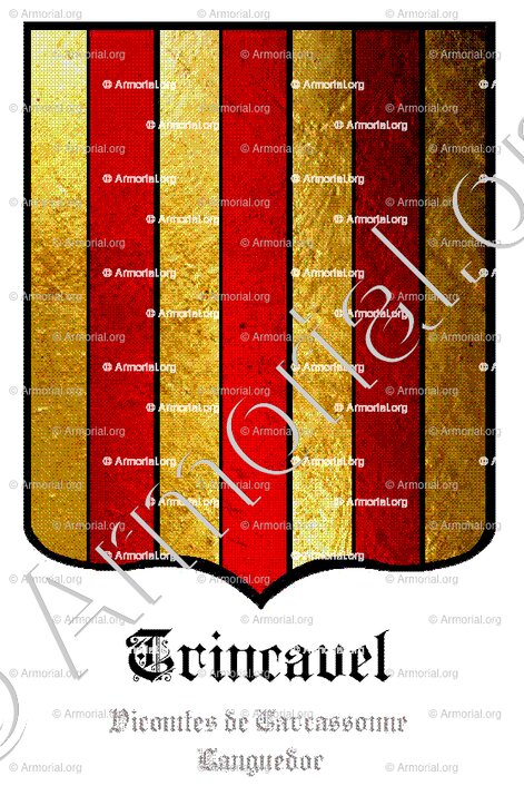 TRINCAVEL_Vicomtes de Carcassonne, XIIIe s._Languedoc._France