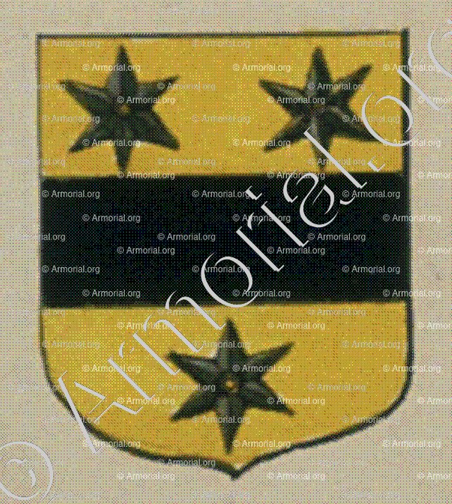 CASPAREIN_Blason enregistré sous le règne de Louis XIV_France