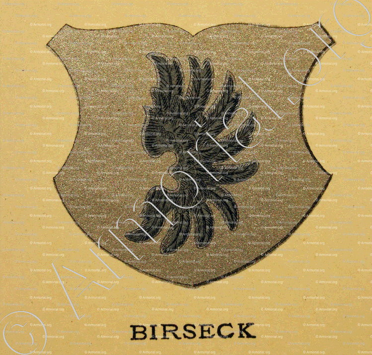 LANDVOGTEI BIRSECK_Wappenbuch der Stadt Basel . B.Meyer Knaus 1880_Schweiz