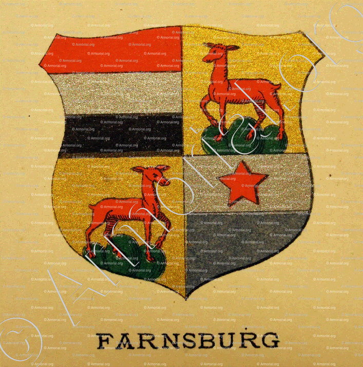 LANDVOGTEI FARNSBURG_Wappenbuch der Stadt Basel . B.Meyer Knaus 1880_Schweiz