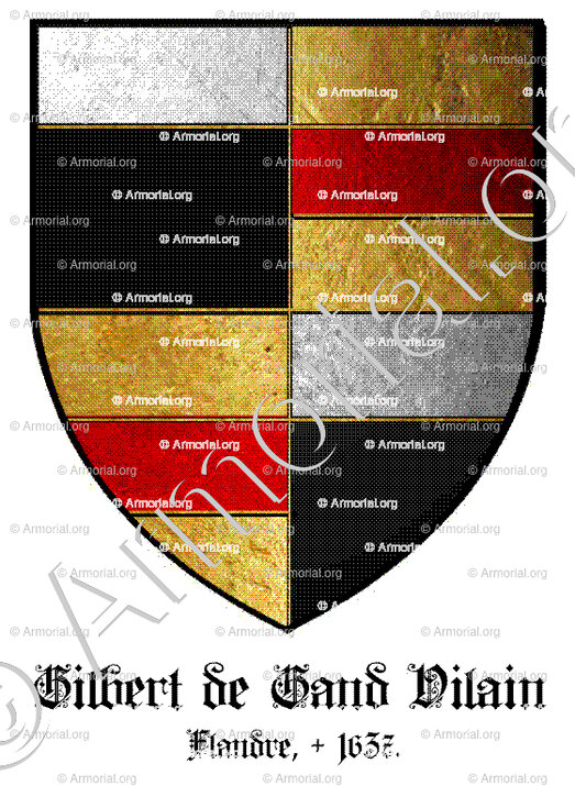 GILBERT de GAND VILAIN_Flandre, + 1637._Belgique (1)