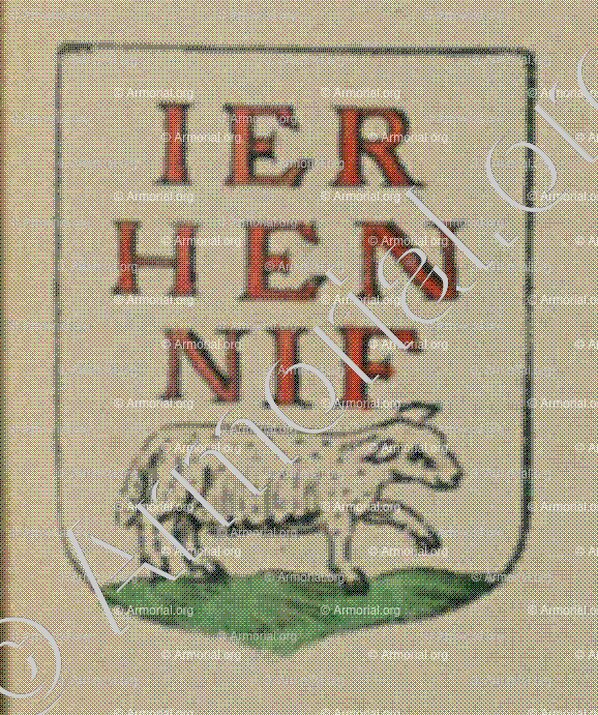 HENNER (Alsace)_Blason enregistré sous le règne de Louis XIV_France 
