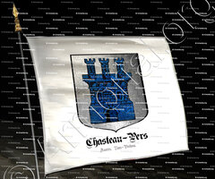 drapeau-CHASTEAU-PERS_Aunis, Bas-Poitou._France