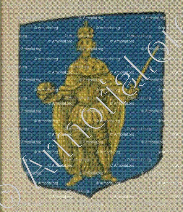 CESAR_Blason enregistré sous le règne de Louis XIV_France