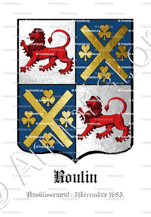 ROULIN_Anoblissement 31 décembre 1683._France Danemark (5)