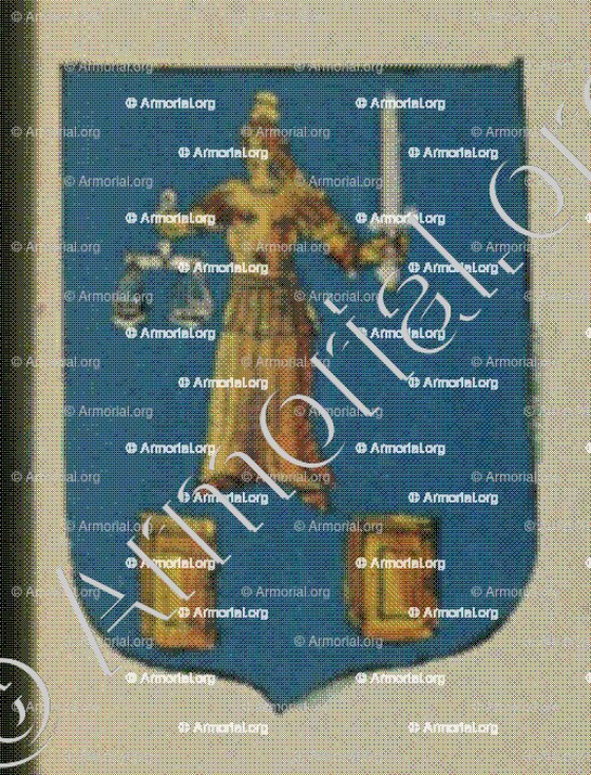 La Faculté du Droit en l'Université de Strasbourg (Alsace)_Blason enregistré sous le règne de Louis XIV_France 