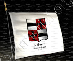 drapeau-de SUCRE Baron de PREUX_Brabant_Belgique (2)