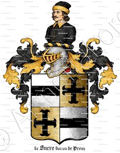 De SUCRE, baron de PREUX (Brabant)
