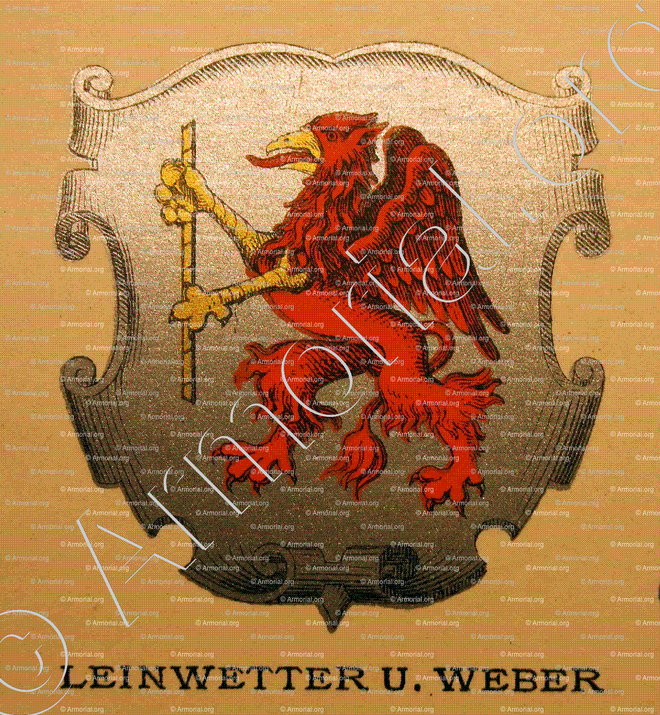 LEINWETTER WEBER_Wappenbuch der Stadt Basel . B.Meyer Knaus 1880_Schweiz