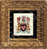 cadre-ancien-or-de CROMBRUGGHE de LOORINGHE_Baron 14 Mars 1816. Bruges_Belgique