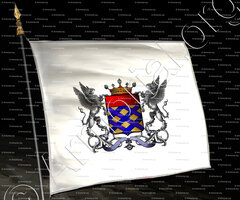 drapeau-de FARCY de PONTFARCY_de Farcy, vicomte de Pontarcy._France (i)