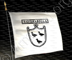 drapeau-SAVONAROLLA o SAVONAROLA_Padova_Italia