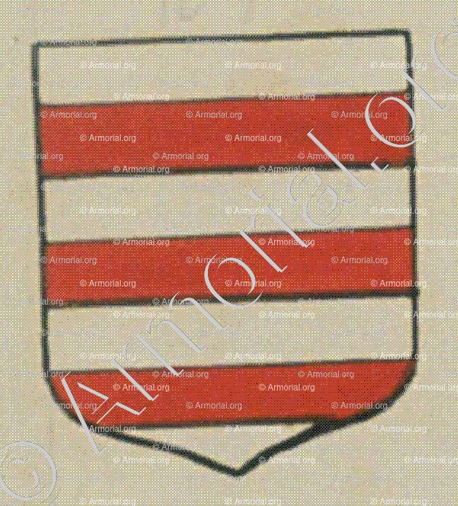 CHARIER_Blason enregistré sous le règne de Louis XIV_France