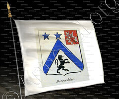 drapeau-DESCORBIAC_Noblesse de l'Empire_France