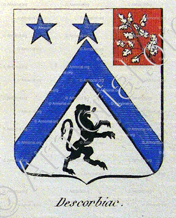 DESCORBIAC_Noblesse de l'Empire_France