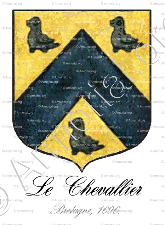 LE CHEVALLIER_Bretagne, 1696._France