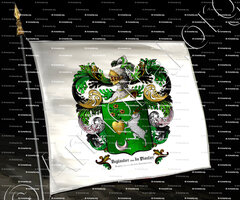 drapeau-DUPLANTIER alias du PLANTIER_Dauphiné, Normandi 1696, Louisianna 1785._France...