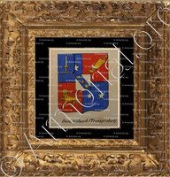 cadre-ancien-or-DESCORCHES DE SAINTE CROIX_Noblesse d'Empire._France