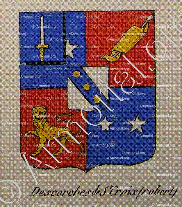 DESCORCHES DE SAINTE CROIX_Noblesse d'Empire._France