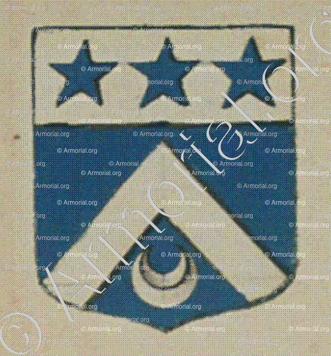 CHARLES_Blason enregistré sous le règne de Louis XIV_France