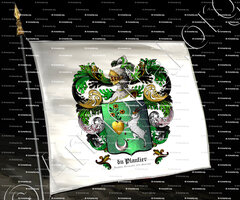 drapeau-du PLANTIER_Dauphiné, Normandi 1696, Amérique._France....