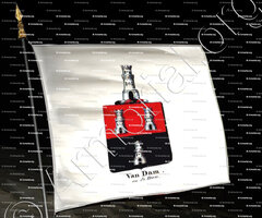 drapeau-VAN DAM ou DE DAM_Armorial royal des Pays-Bas_Europe