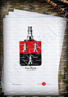 velin-d-Arches-VAN DAM ou DE DAM_Armorial royal des Pays-Bas_Europe