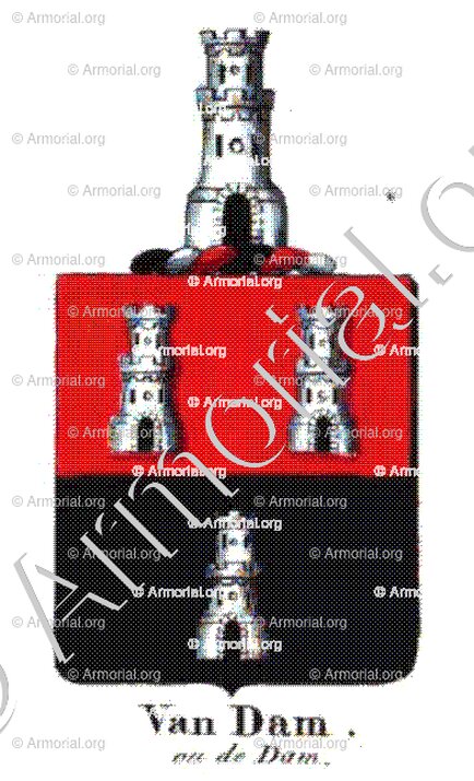 VAN DAM ou DE DAM_Armorial royal des Pays-Bas_Europe