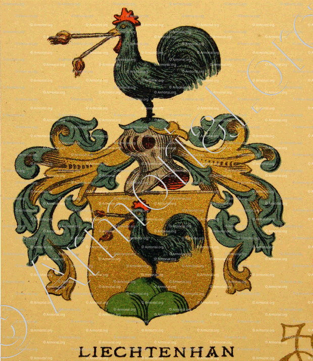 LIECHTENHAN_Wappenbuch der Stadt Basel . B.Meyer Knaus 1880_Schweiz