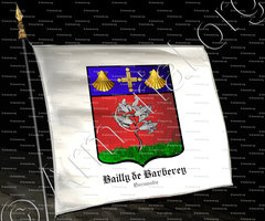 drapeau-de BAILLY de BARBEREY_ Normandie_ France