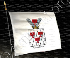 drapeau-VAN DEN BURCH_Armorial royal des Pays-Bas_Europe