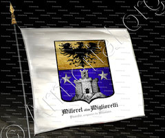 drapeau-MILLERET olim MIGLIORETTI_Picardie, originaire du Milanais._France Italie