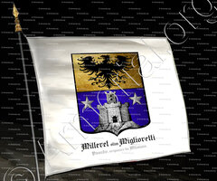 drapeau-MILLERET olim MIGLIORETTI_Picardie, originaire du Milanais._France Italie