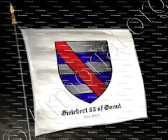 drapeau-GIislebert II of GAUNT_Gent, Gand._België , England.